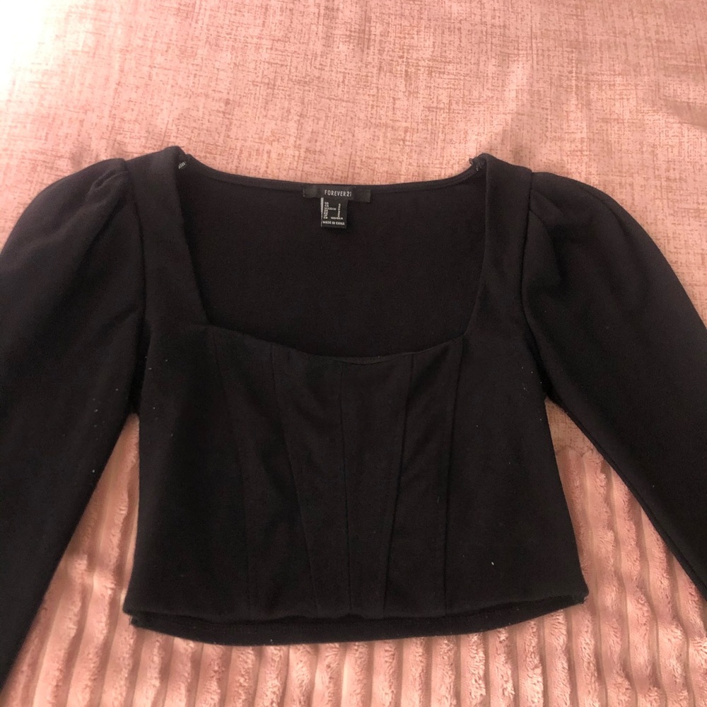 Crop top long sleeve